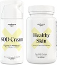 Bundle: SOD Superoxide Dismutase Facial Cream and Healthy Skin Anti-Aging Supplement