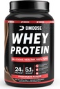 DMoose Wei Proteïne Poeder I 24 g Proteïne I 130 Calorieën I 5.1 g BCAA's I Natuurlijke Proteïne Poeder voor Spier Gain Chocolade / Vanilla Smaak I 2 lbs I 28 Servers