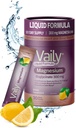 Vaily® Liquid Magnesium Supplement 300 mg - Enhanced Absorptie, Hart & Bone Health - Helpt kalme rustgevende slaap - Liquid Magnesium Bisglycinaat voor volwassenen - Citroensmaak, 30PK