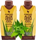 Forever Living Aloë Vera Gel® Minis (330mL/11.15oz) 99,7% Pure Inner Leaf Aloë Vera Gel, No Added Conservatives. Glutenvrij (verpakking van 2)