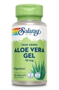 SOLARAY Aloë Vera Gel Concentrate 200X - Equivalent aan 2000mg Fresh Gel, Aloë Vera Capsules met Gember, Pepermunt en Peterselie, Herbal Wellness Support, Vegan, Non-GMO, 60 dagen garantie, 100 porties