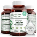 Natuurlijke Nutra Luteïne en Zeaxanthine Supplement, Maintain Vision Health, Beschermt Cell in Eyes, Verbetert het niveau van Zeaxanthine & Isomers, Ondersteuning Ooggezondheid, Glutenvrij, Sojavrij, 20mg - 30 Capsules