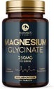 Magnesium Glycinate Chelated voor Max Absorptie - Ondersteunt bot, spier, zenuwen & hart gezondheid, natuur slaap en stress ondersteuning, beste Magnesium Supplement Pillen voor het hele lichaam ondersteuning - 180 tabletten