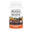 Host Defense Breathe* Capsules - Immune & Respiratory Support Mushroom Supplement - Herbal Lung Health Supplement with Chaga, Reishi & Cordyceps - 60 Capsules (30 Servings)