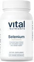 Vitale voedingsstoffen - Selenium - Krachtige antioxidant ondersteuning - 90 Vegetarische capsules per fles - 200 mcg