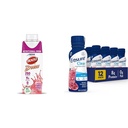BOOST Breeze Clear Nutritional Drink, 9g Proteïne, 250 Nutrient-Rich Calorieën, Wild Berry, 8 fl oz & Zorg vloeibaar heldere voeding Drank, 0g vet, 8g eiwit, Blueberry Granaatappel, 10 Fl Oz