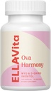 OVA Harmony - Myo & D Chiro Inositol Capsule - 40:1 Ratio - Ovarian Function Support - Hormonal Balance - 120 Inositol Supplement Capsules