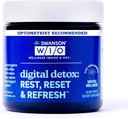 Swanson WIO Digital Detox: Rust, Reset & Refresh Slaap Beter, Blauw Licht Verdediging, Wellness, Minder Stress, Lutein, Zeaxanthine, Lutemax - 4 oz Fles met 30 Softgels (30-Day Supply)