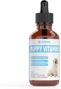 Puppy Vitamins | Puppy Supplements | Puppy Vitamins for Small Dogs | Puppy Vitamins Large Breed | Puppy Multivitamin | Puppy Vitamins and Supplements | Liquid Puppy Vitamins | 1 fl oz: Bacon Flavor