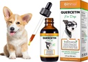 Quercetin for Dogs, Dogs Quercetin Supplement, Quercetin with Vitamin C for Dogs, Quercetin for Dogs Allergies, Support Balanced Immune System Anti Itch Support