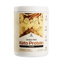 LevelUp WINNER - BEST KETO PROTEIN Grass-gevoede Collageen Proteïnepoeder, C8 MCT Olie, Wei Proteïne Isolaat, Ierse boter, Ketogene Proteïne Shake Supplement (Chocolate Cream)