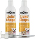 Dinovite Lickochops for Dog & Cat Supplement Enhanced with Omega-6, 3 Fatty Acids, Probiotics and Vitamine E, 16 oz with Pump
