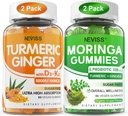 2 Pack Kurkuma Gember Gummies + 2 Pack Moringa Gummies