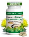 Immuunondersteuning, energiebooster met vitamine C, D3 en zinksupplement, Rhodiola Rosea, Reishi Mushroom Extract, Astragalus, algemene wellness en dagelijkse Habit - 60 capsules