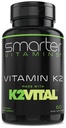 Slimmere vitamine K2 MK7 100mcg, gemaakt met K2VITAL en Kale, 60 vloeibare softgels