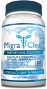 Alle Natuurlijke Migraine Ondersteuning - Magnesium, Ginkgo Biloba, Gember, Witte Wilg, Koorts - 60 Capsules - 1 Fles