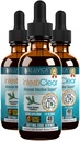 Rejuvica Health IntestiClear - Advanced Intestinal Cleanse Support for Humans - All-Herbal Liquid Formula for Fast Absorptie - Bonus Lever Ondersteuning - Wormwood, Black Walnut, Gember en meer