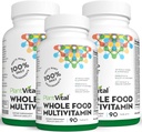 Plantvital Whole Food Multivitamines met 42 Superfoods Rauwe groenten en fruit Vitaminen Aarde Energie Vruchten en groenten Supplement Pure Fruit en Plantaardige Supplementen - 270 Tablets