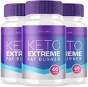 rize labs Keto Extreme Capsules, Keto Extreme Fat Burner Supplement, Keto Extreme voor de totale gezondheid van het lichaam, Keto Extreme maximale sterkte formule (180 capsules) (verpakking van 3)