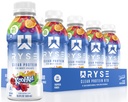 RYSE Clear Proteine Drink - Kool-Aid Tropical Punch - 100 Calorieën, 22g Wei Isolaat Proteïne Shake, Sugar-Free, 0g Vet & Lactose-Free - Verfrissende Ready-to-Drink Drank Drank - 16,9 floz Flessen (12-Pack)