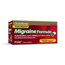 GoodSense Migraine Relief Geltabs, Acetaminophen, Aspirine (NSAID) en Cafeïne, 80 Tel.