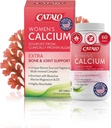 CATALO Women's Calcium with AquaminTM Red Algen - Plant-Based Marine Calcium Supplement met Vitamine D3, Magnesium & Zink - Hoge Absorptie Formule - 60 Tablets
