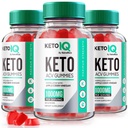 NutraRize (Pack of 3 Keto IQ Keto ACV Gummies, Formula for Advanced Weight Loss, Dietary Supplement, Gomitas Reviews (180 Gummies)