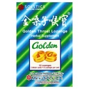 Golden Throat Lozenge (Honeysuckle Original Flavor) (Throat, Immune, Respiratory Support) (Jinsangzi Houpian) (12 Lozenges) (1 Pack)