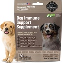 ANP Verbeter de gezondheid van uw hond met paddo Immune Supplement Boosting Hondenkauwers - Geen dierlijke eiwitformule - vitaliteit, levensduur, en Gut Health - Potent Reishi, Chaga, en Shiitake Paddenstoelen