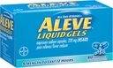 Aleve Liquid Gels met Naproxen natrium, 220mg (NSAID) pijn Reliver/Fever Reducer, 80 Telling (verpakking van 2)