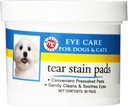 Miracle Care Tear Stain Pads, 90 Single Use Pre-Soaked Pads om zachtjes schoon en kalmeren hond en kattenogen, niet stekende formule om te verbeteren traan vlekken en verwijderen oog puin