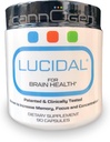 LUCIDAL Nootropics Brain Supplement - Ondersteuning van de gezondheid van hersenen voor geheugen, concentratie en concentratie - Nutriënt Booster voor mannen en vrouwen - 90 capsules