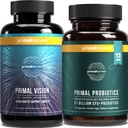 Primal Oogst Probiotica & Vision Supplementen voor vrouwen en mannen Vision and Eye Support Complex met Lutein, Zeaxanthine Bundle