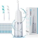 Neus irrigatiesysteem Portable Cordless Nasal Rinse Machine voor Sinus Allergie Relief Neusverzorging - Elektrische Neti Pot voor Neusirrigatie - Sinus Rinse Kit met 6 Nozzles 40 Zout Packs