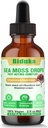 Irish Sea Moss Drops Black Seeds Oil, Bladderwrack, Burdock Root, Vitamine C en Zink, Multiminerale druppels Seamoss Supplement voor Immune, Joint, Digestie, Veroudering Ondersteuning