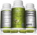 Een gezonde blad Biologische Moringa Capsules - levendige Groene 