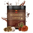 Paddestoelen Koffie - 5 Paddenstoelen Adaptogen Mix - Lion's Mane Mushroom, Reishi, Cordyceps, Chaga, en Turkije Staart - Instant Mushroom Koffie voor Gut Health, Immunity en Brain Boost-5.11 oz