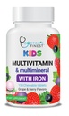 Levensvatbare Multivitamine & Multimineral met IJzeren Kauwtabletten voor kinderen 