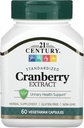 21e eeuwse Cranberry Extract, genormaliseerd, 60 Vegetarische Capsules