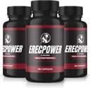 (3 Pack) ErecPower for Men, Official ErecPower Pillen, All Natural Male Supplement, Capsule to Boost Energy and General Health, Erec Power Support for Peak Performance, Vitamine, Review (180 Capsules)