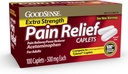 GoodSense Extra sterkte pijn verlichting - Acetaminophen Caplets 500 mg - Hoofdpijn, spierpijn, Artritis verlichting, 100 Tellen