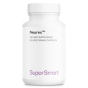 Supersmart Neurex (Advanced Formula) - High Potency Brain Supplement - with Ginkgo Biloba, Bacopa Monnieri, GPC, Huperzine A 