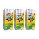 3 CHERIFER Forte Syrup w/Taurine & Double Chlorella groeifactor + zink 120 ml