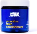 Swanson WIOTM Proactive Mind NourishmentTM Herbs, Brain Health, Better Memory, NeuroFactor® + Sharp-PS®, B Vitaminen, Glutenvrij, Veganistisch, Mental Wellness, 30 Veggie Capsules (30-Dag supply)