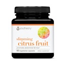 Youtheory Slimming Citrus Fruit - Vegan Health Supplement met Chroom - Ondersteunt de algehele wellness* - Zuivel, soja en glutenvrij - 60 Vegetarische Capsules