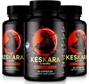 (3 Pack) Keskara Pillen voor mannen, Keskara Capsules, Keskara Mannelijke Supplement, Premium Performance Support, Natuurlijke Formule voor Spiergroei en Algemene Gezondheid, Officiële Reviews (180 Capsules)