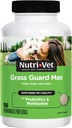 Nutri-Vet Grass Guard kauwtabletten, Lawn Burn Prevention, Honden urine Neutralizer voor gras, Gut Health Ondersteuning met Probiotica en enzymen, Hondenprobiotica, Pet Supplement Tablets, 150 Tellen