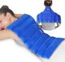 Atsuwell Grote Magnetron Verwarmingskussen voor Terug, 22 x 13 '' Full Back Heat Pad Magnetron met warme en koude compressie, Herbruikbare Magnetron Verwarmingskussens voor Neck Schouder, Blauw