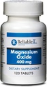 Magnesium Oxy 400 mg tabletten door Betrouwbare-1 Laboratoria Magnesium Supplement voor vrouwen en mannen 