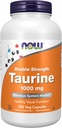 NOW Foods Supplementen, Taurine 1000 mg, Dubbele sterkte, Zenuwstelsel Gezondheid*, 250 Veg Capsules